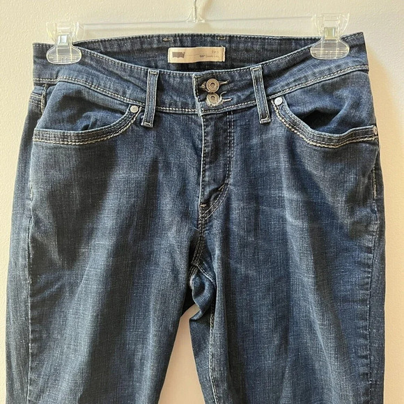 Levi’s 529 Curvy Skinny Jeans Women’s Stretch Mid Rise Denim W31 L29 Blue - Picture 5 of 10